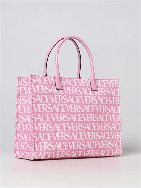 versace tote bag pink.